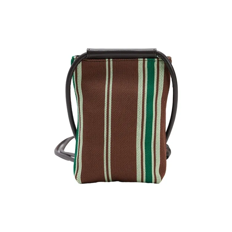 URBAN REVIVO Fabric Shoulder Bag Men's Multicolor-2