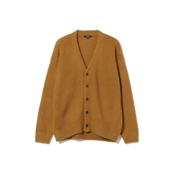 Beams Sweaters Men Mustard