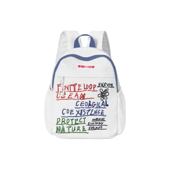 FINITE LOOP Bote Bottle Eco Friendly Fabric Backpack Regular Unisex Light Blue/Coffee/Gray