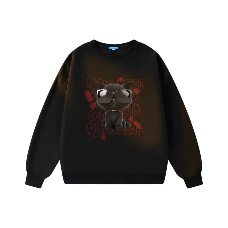 Small Columns Under The Sea Sweatshirt Unisex-6