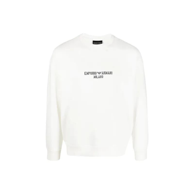 EMPORIO ARMANI SS22 Sweater Men's White-0