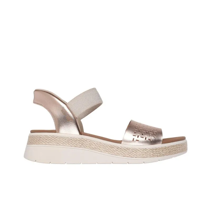 Skechers BOBS Sun Ray One Strap Sandals Women's Rose Gold-1