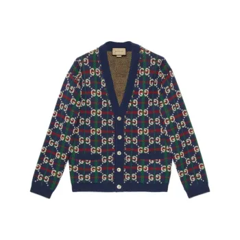 GUCCI Sweaters Men Blue