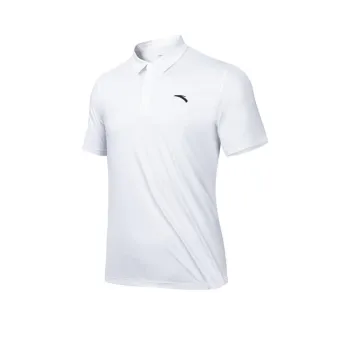 Anta Variety Training Collection Polo Shirt Men's Pure White