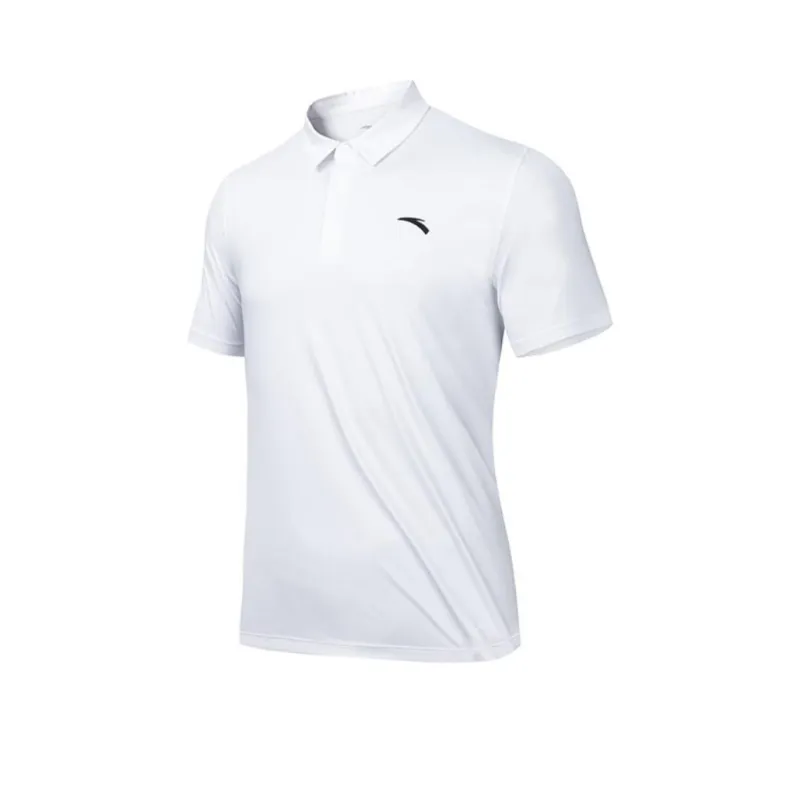Anta Variety Training Collection Polo Shirt Men's Pure White-0