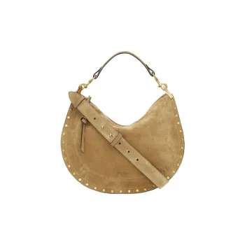 ISABEL MARANT Calfskin Crossbody Bag, Shoulder Bag Women's Taupe