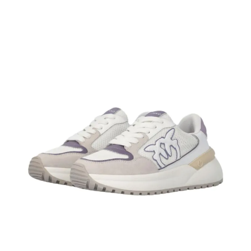 PINKO Love Birds Series Low Top Casual Shoes Women's Purple-1