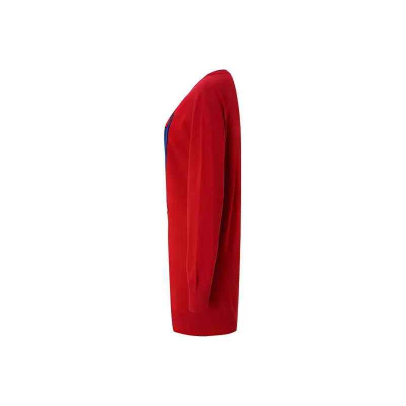 MOSCHINO Long Sleeved Dresses Women's Red-2