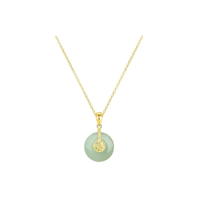 VOCK Chalcedony Jade Necklaces Women's-0