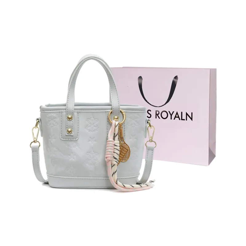 LOUIS ROYALN PU Handbag Regular Women's White & Brown/Black/Blue/Pink-6