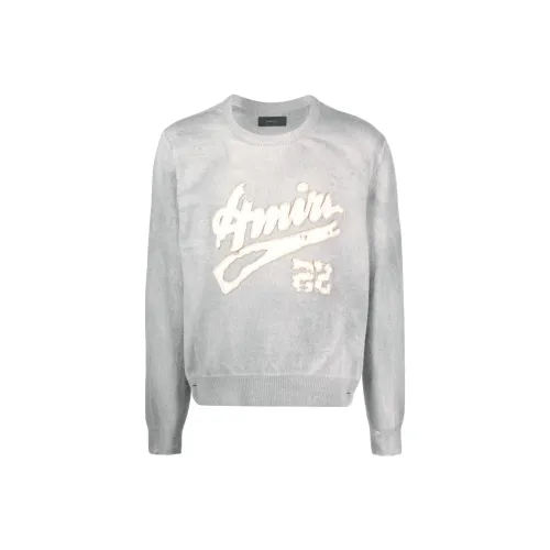 AMIRI 22 Spray Cashmere Crewneck