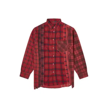 Needles Rebuild 7 Cuts Wide Flannel Shirt
