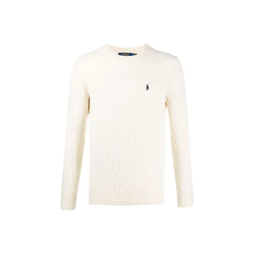 Polo Ralph Lauren Signature Logo Embroidered Cable Knit Jumper
