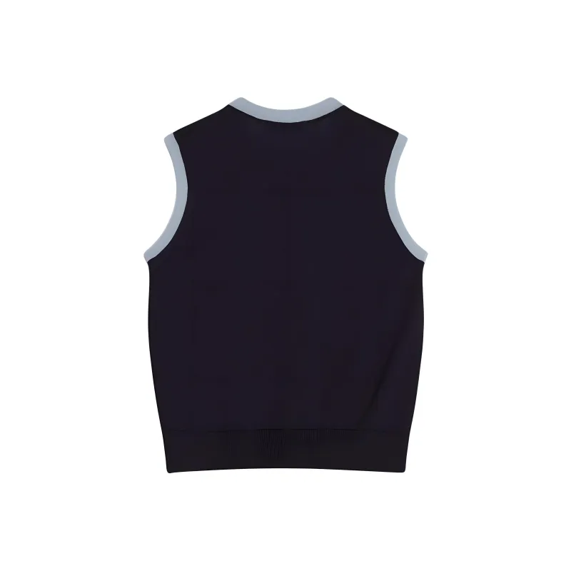Maison Kitsune Baby Fox Patch Knitted Top-1