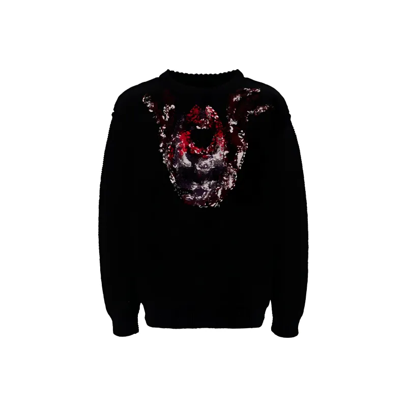 Doublet Embroidered Wool Jumper-0