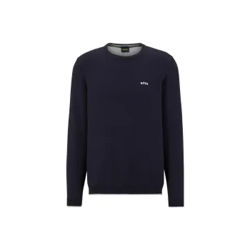 HUGO BOSS Sweater Men's Navy Blue