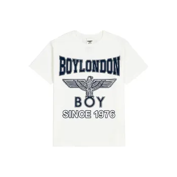 Boy London T-Shirts Unisex Ecru