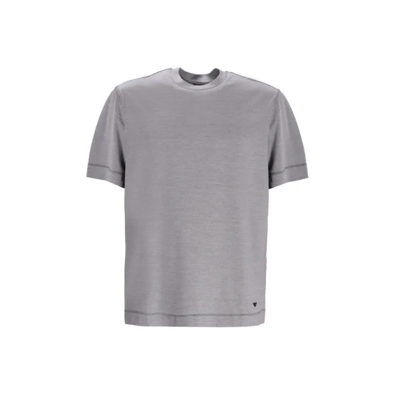 EMPORIO ARMANI Plain Cotton T shirt-0