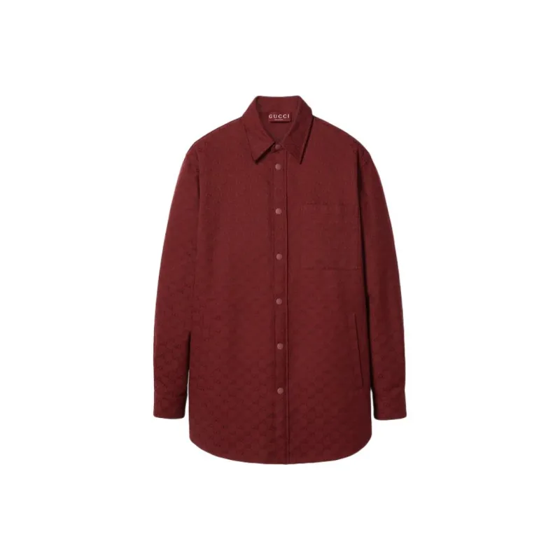 GUCCI Shirts Men Red-0