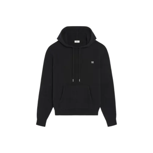 CELINE Triomphe Hooded Sweater In Cashmere Wool