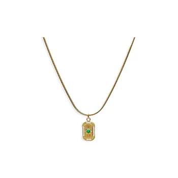 PUENTE Titanium Steel Collarbone Chain Men's