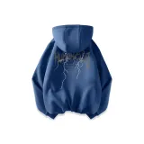 Blue (B Distressed Font Back Logo)