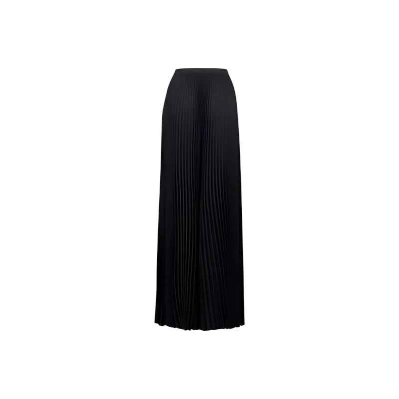 Balenciaga Elegant Black Maxi Skirt Black-1