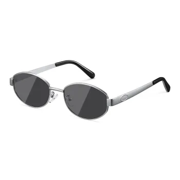 BERTHA Metal Oval Sunglasses Unisex
