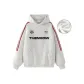 White, Gray, Red Fleece-Lined