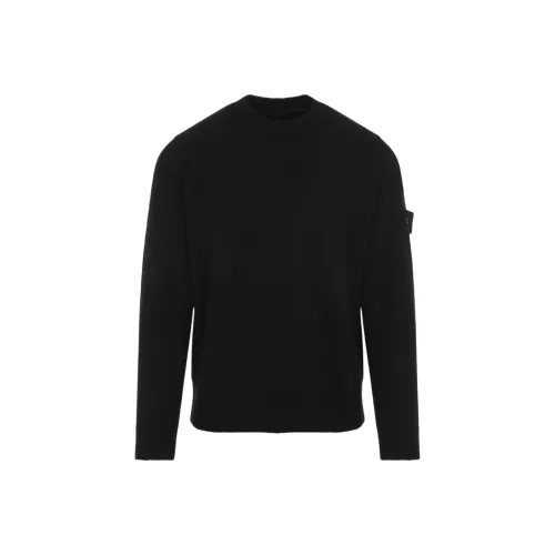 STONE ISLAND Logo Patch Crewneck Jumper
