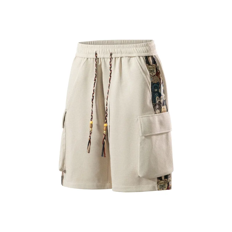 PAINT STAIN Casual Style Shorts Unisex-60