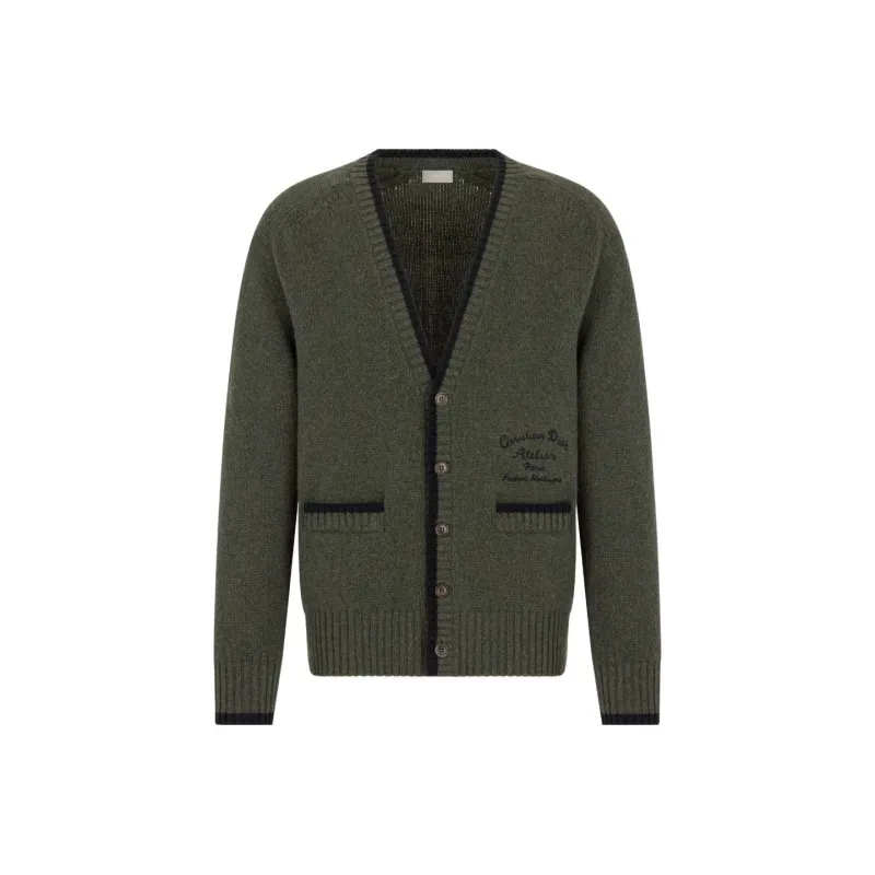 DIOR SS23 Sweater Men's Olive Green-0