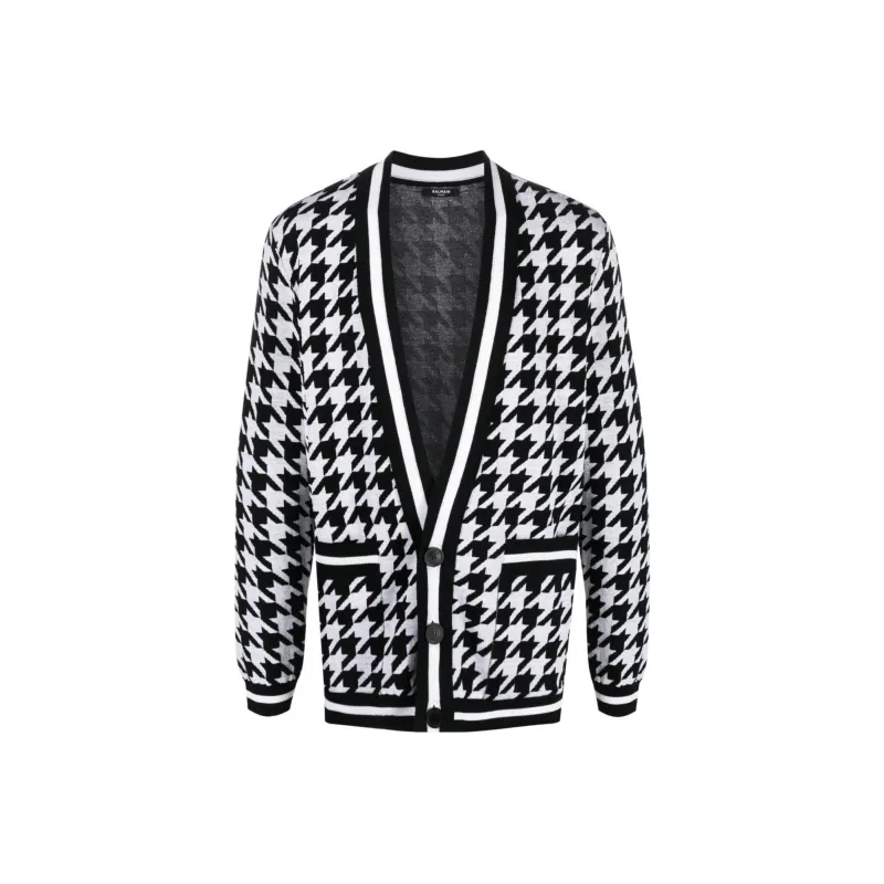BALMAIN Sweater Men's Black White-0