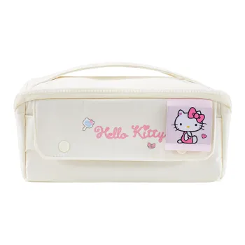 Sanrio Hello Kitty Polyester Handbag Makeup Bag Women's Beige