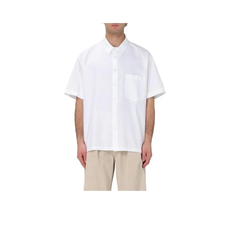 ISABEL MARANT Iggy Logo Embroidered Short Sleeved Shirt-0