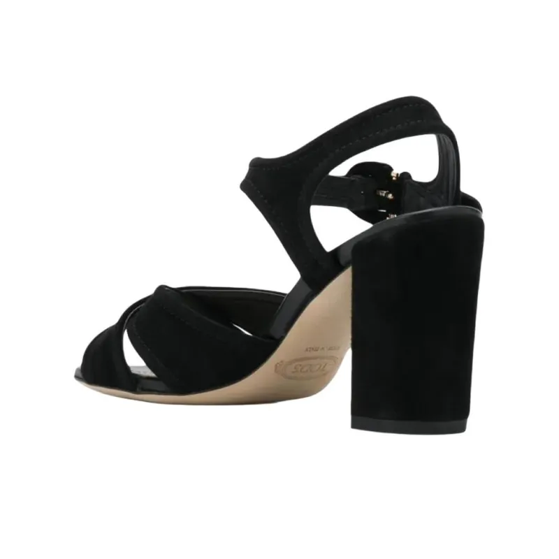 TOD'S Strappy 90mm Block Heel Sandals Women's-3