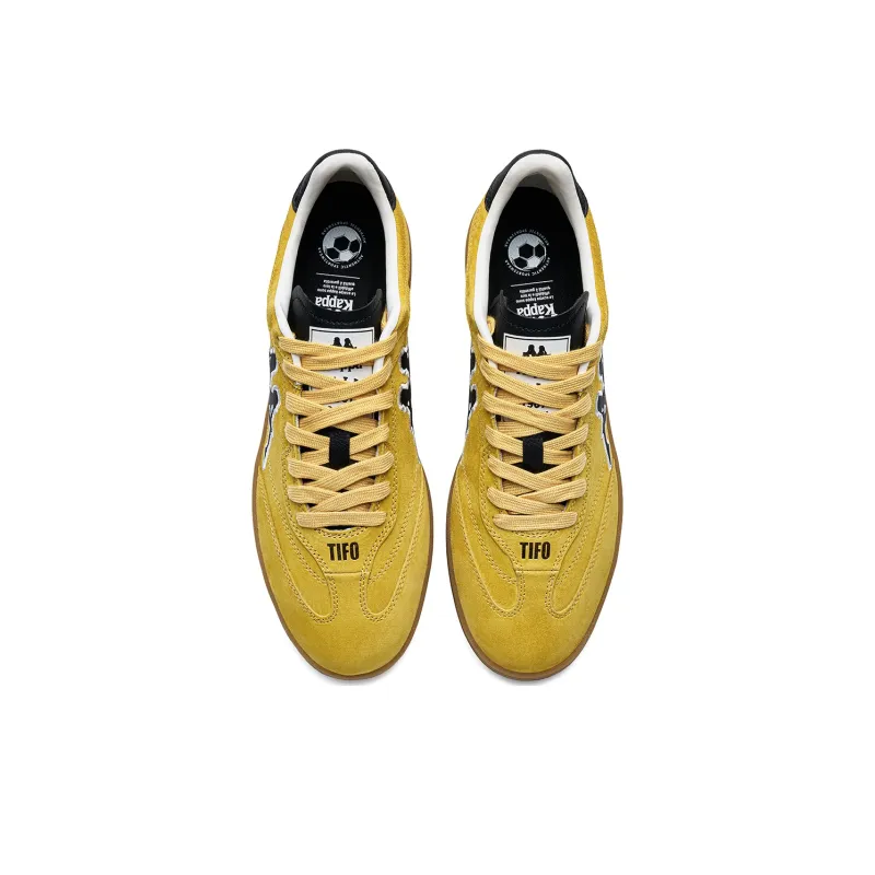 Kappa Tifo Back to Back Low Top Skateboard Shoes Unisex Sri Lanka Yellow Black-3