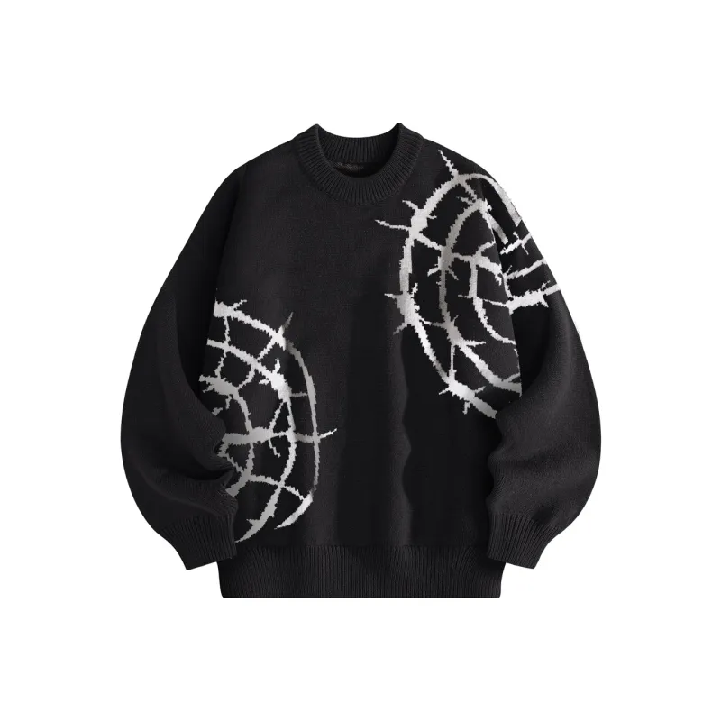 F.K.V.A Loose Fit Sweater Spring Autumn And Winter Unisex-0