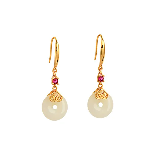 Xiaoyinjiang 925 Sterling Silver Earrings Women's