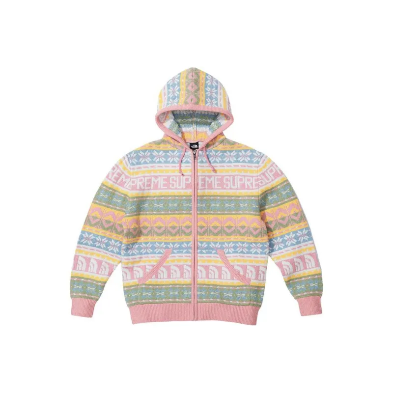 Supreme X The North Face Zip Up Hooded Sweater-3
