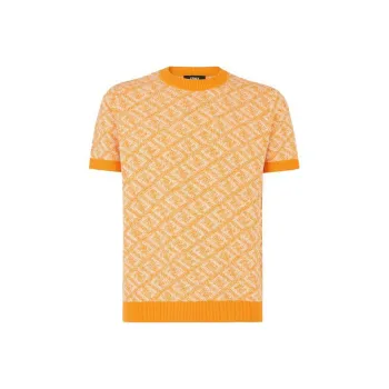 FENDI SS23 Sweater Men's Orange