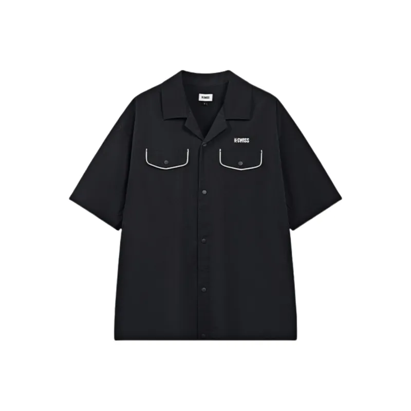 K·SWISS Shirts Men Jet Black-0