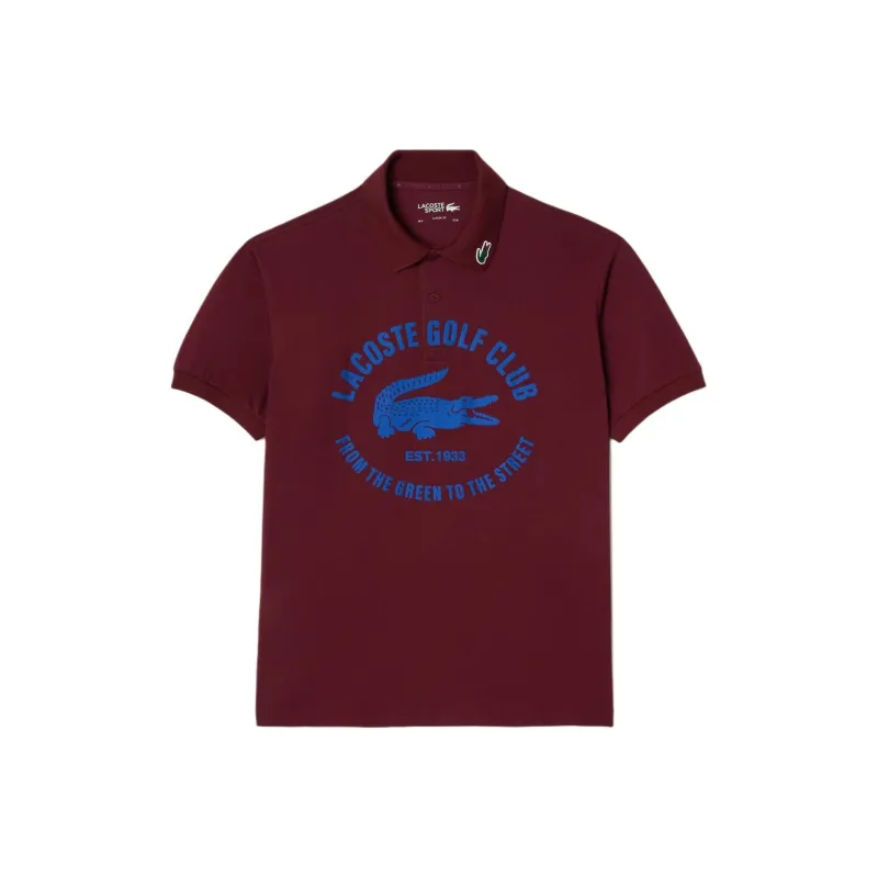 LACOSTE Polo Shirt Men's Bordeaux-0