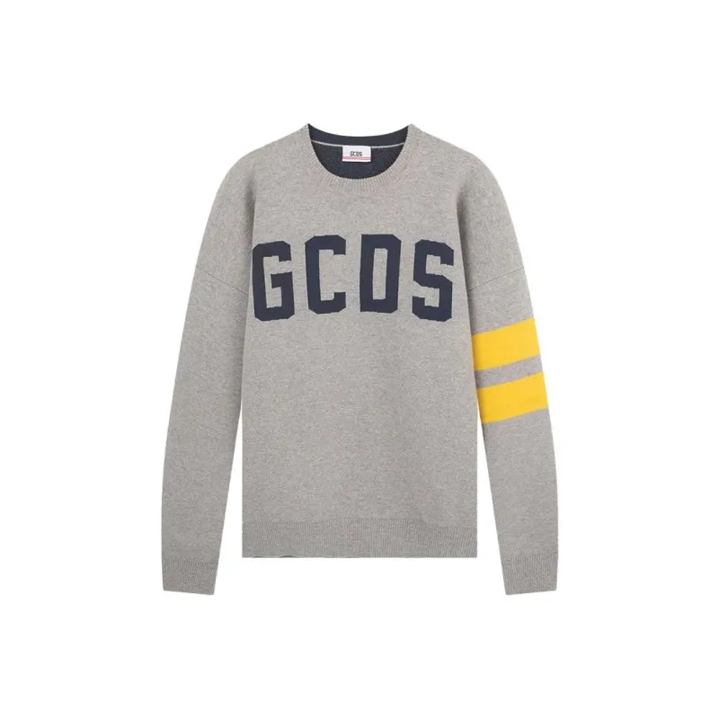 GCDS Logo Intarsia Crewneck Jumper-0