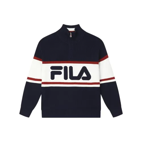 FILA Sweaters Unisex Dark Silent Blue