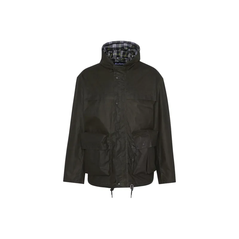 BARBOUR Modified Durham Waxed Jacket-0