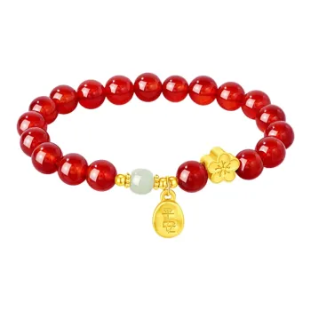 ZHOUBAIFU Agate Bracelets Women's