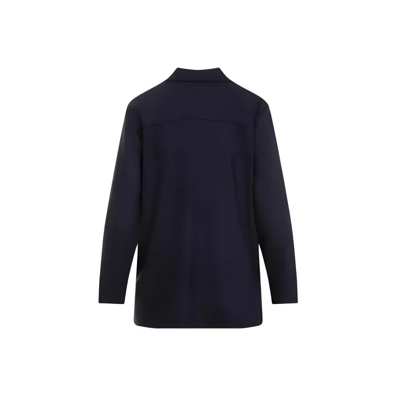 MaxMara Buttoned Long Sleeved Shirt-1