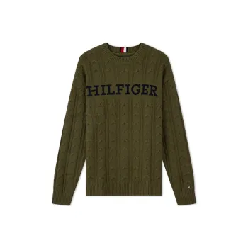 Tommy Hilfiger Crew Neck Knitted Fabric Sweater Unisex