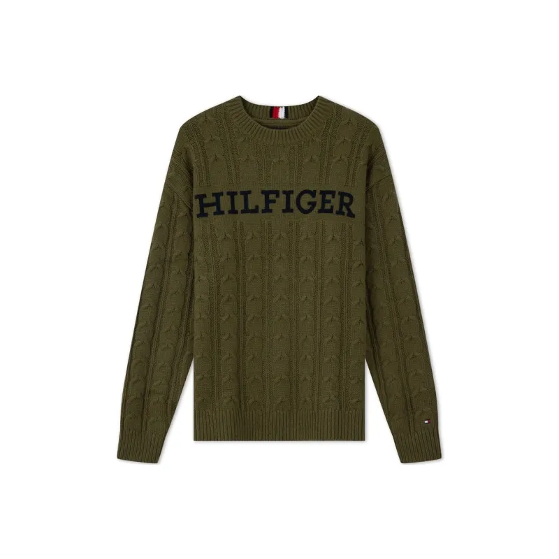 Tommy Hilfiger Crew Neck Knitted Fabric Sweater Unisex-0